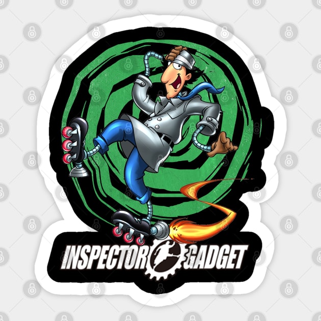 Clawing For Chaos Inspector Gadget Movie Mayhem Sticker by Crazy Frog GREEN